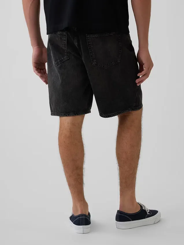 10,5" volné džínové šortky