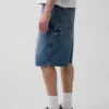 10,5" volné džínové šortky ve stylu Carpenter