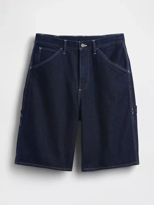 10,5" volné džínové šortky ve stylu Carpenter