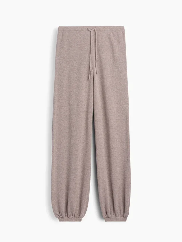 100 % bavlněný volný svetr s joggingovými kalhotami
