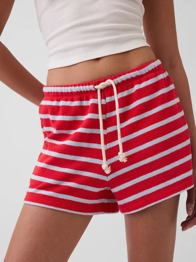 3,5" Ručníkové froté volné šortky