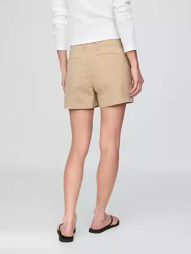 4" šortky Downtown v barvě khaki