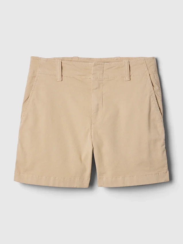 4" šortky Downtown v barvě khaki