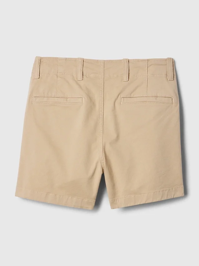 4" šortky Downtown v barvě khaki