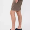 5,5" volné šortky ze směsi lnu