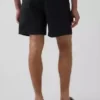 5,5" volné šortky ze směsi lnu