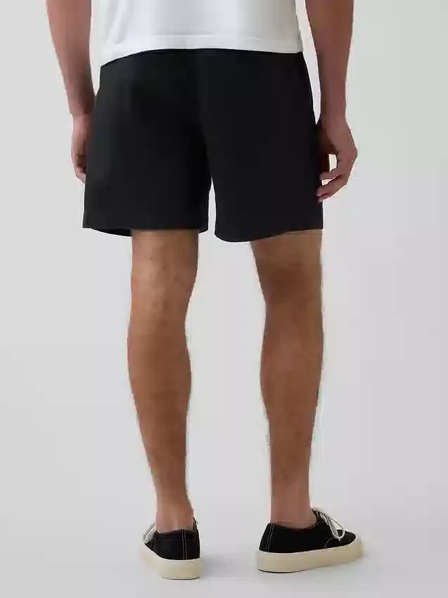 5,5" volné šortky ze směsi lnu