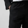5,5" volné šortky ze směsi lnu