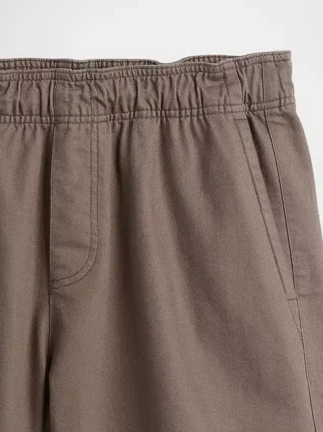 5,5" volné šortky ze směsi lnu