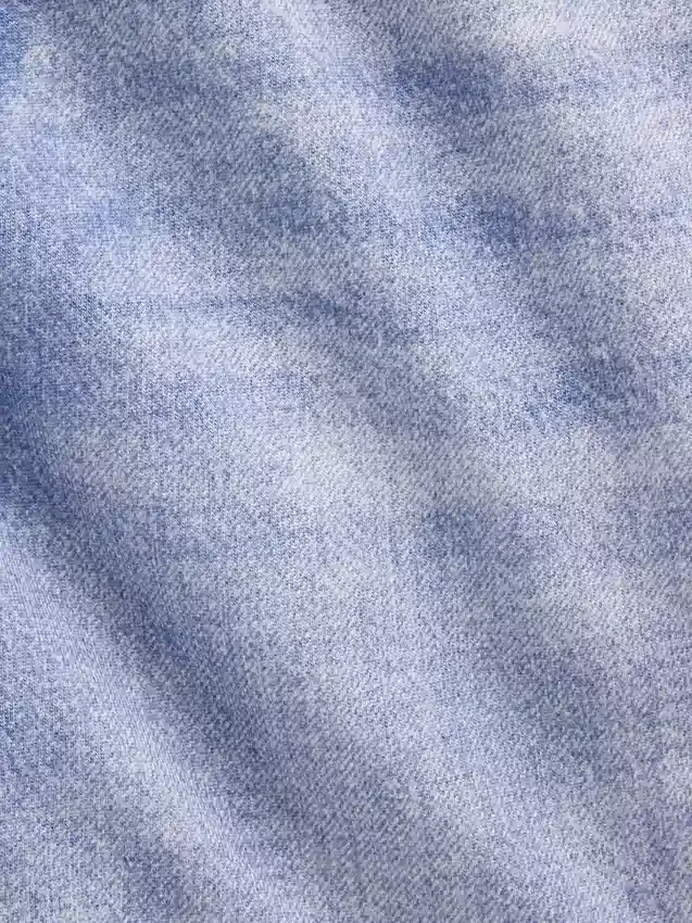 5" šortky s potiskem z pleteného denimu se středně vysokým pasem