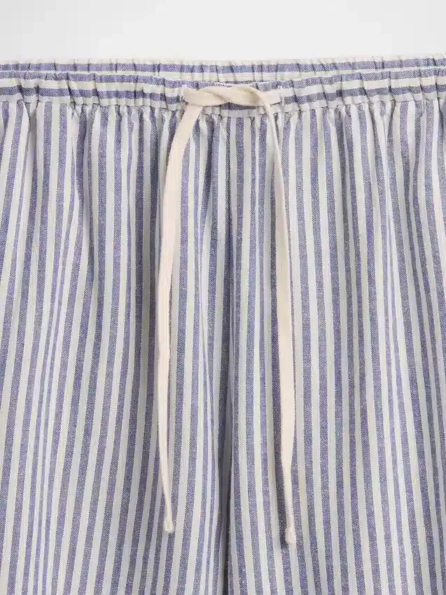 6" lehké šortky ze směsi lnu
