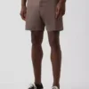 7,5" lněné a bavlněné šortky