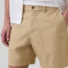 7,5" lněné a bavlněné šortky