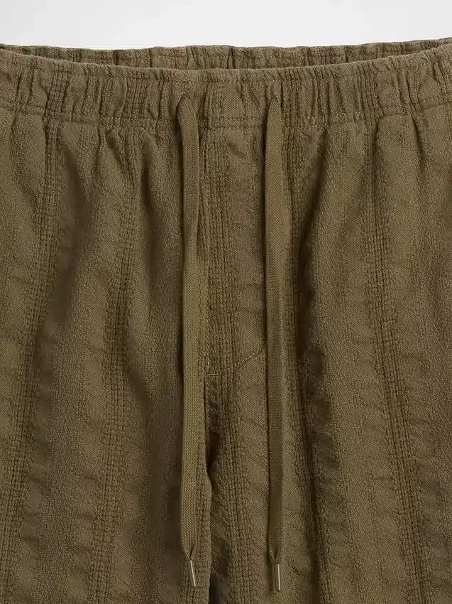 7" texturované pohodlné šortky