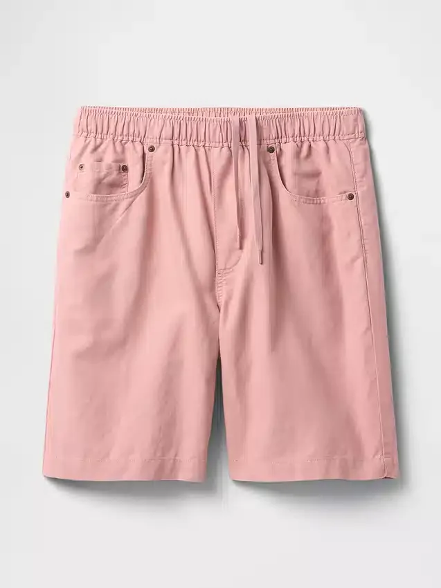 9" lněné a bavlněné šortky Easy