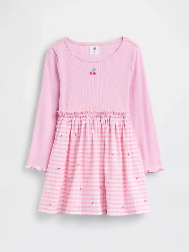 Šaty pro miminka a batolata z kombinovaných materiálů