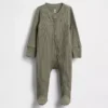 Baby First Favorites – jednodílný overal s nožičkami z jemného žebrovaného úpletu