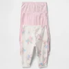 Baby First Favorites – kalhoty z organické bavlny s elastickým pasem (balení po 3 kusech)