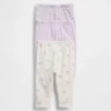 Baby First Favorites – kalhoty z organické bavlny s elastickým pasem (balení po 3 kusech)