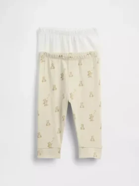 Baby First Favorites – kalhoty z organické bavlny s elastickým pasem (balení více kusů)