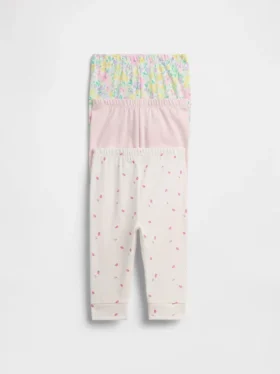 Baby First Favorites – kalhoty z organické bavlny s elastickým pasem (balení více kusů)