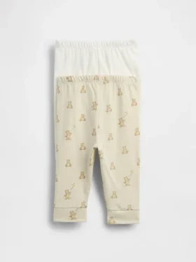 Baby First Favorites – kalhoty z organické bavlny s elastickým pasem (balení více kusů)