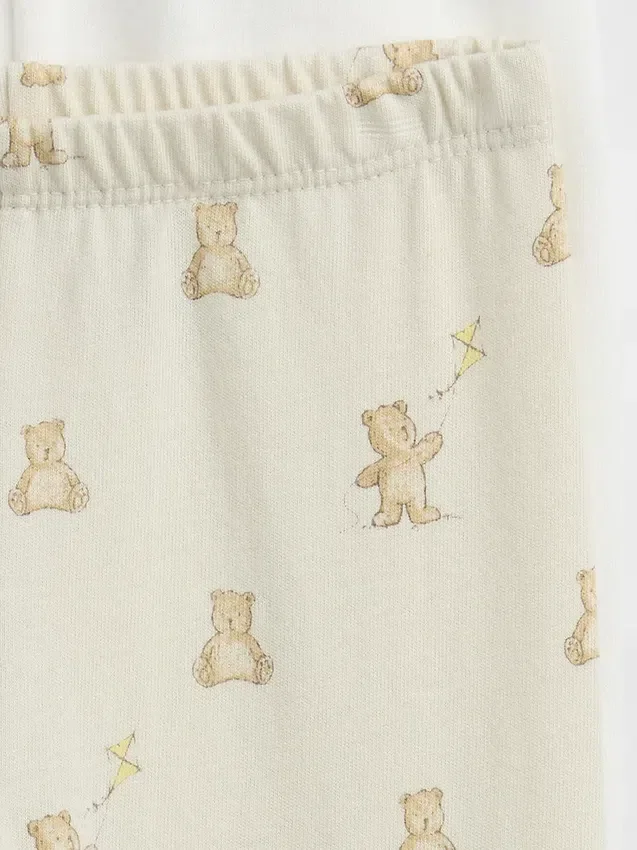 Baby First Favorites – kalhoty z organické bavlny s elastickým pasem (balení více kusů)