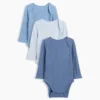 Baby First Favorites Tinyrib body s kapsou (balení po 3 ks)