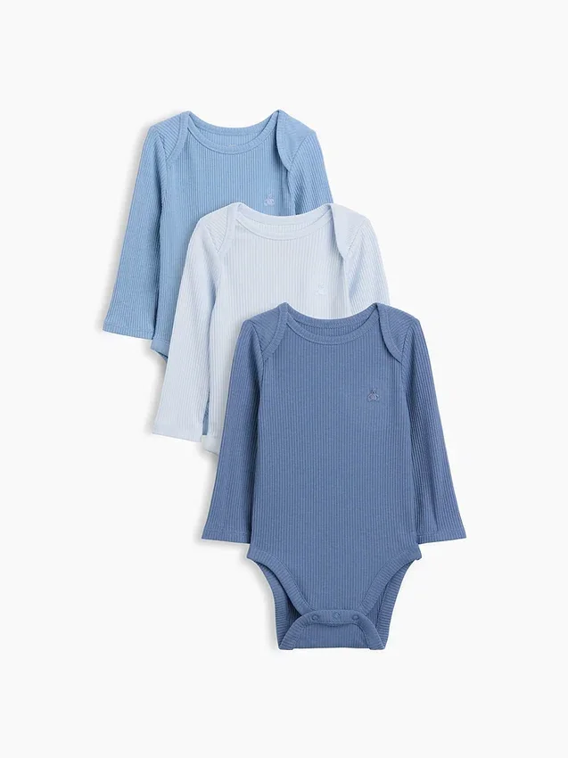 Baby First Favorites Tinyrib body s kapsou (balení po 3 ks)