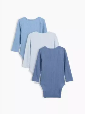 Baby First Favorites Tinyrib body s kapsou (balení po 3 ks)