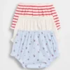 Baby First Favorites Tinyrib Ruffle Bloomers (balení po 3 kusech)