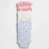 Baby First Favorites Tinyrib Ruffle Tank Body (balení po 3 kusech)