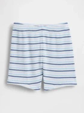 Baby First Favorites Tinyrib Stripe Pull-On Šortky