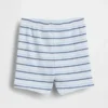 Baby First Favorites Tinyrib Stripe Pull-On Šortky
