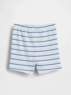 Baby First Favorites Tinyrib Stripe Pull-On Šortky