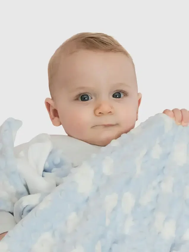Bambusová deka „Little Blue Cozy Cloud“