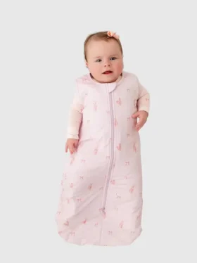 Bambusový spací pytel Little Ballerina 0–12 měsíců