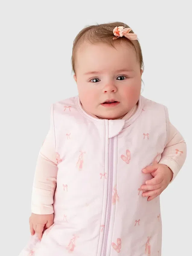 Bambusový spací pytel Little Ballerina 0–12 měsíců