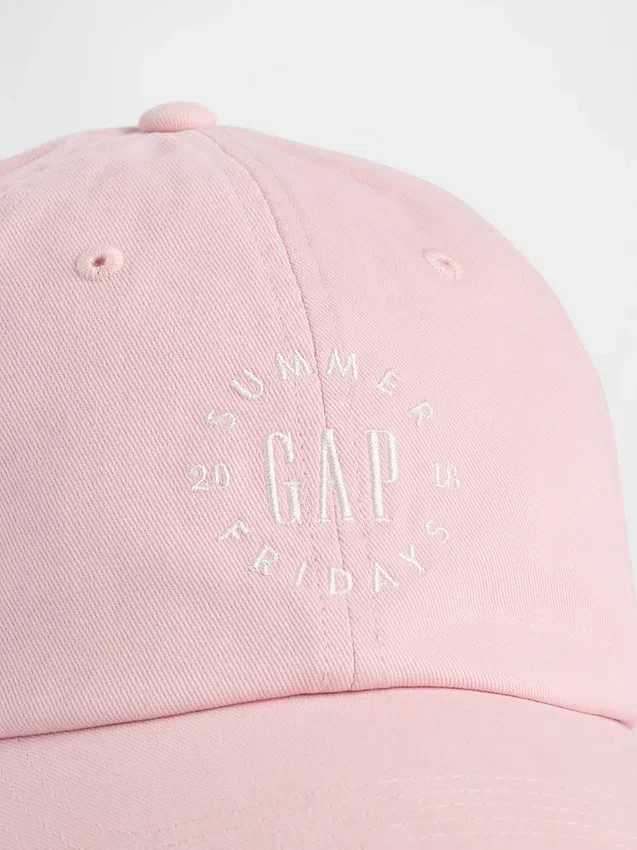 Baseballová čepice GAP × Summer Fridays z organické bavlny s logem