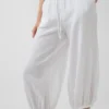 Bavlněné kalhoty typu culotte z gázy