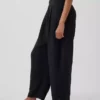 Bavlněné kalhoty z gázy s volným střihem