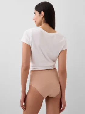 Bikiny s vysokým pasem z organické strečové bavlny