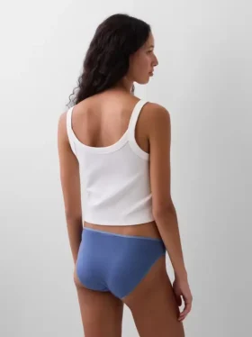 Bikiny z organické pružné bavlny (balení po 3 kusech)