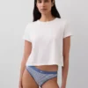 Bikiny z organické strečové bavlny s logem