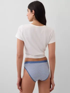 Bikiny z organické strečové bavlny s logem