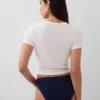 Bikiny z organické strečové bavlny s logem