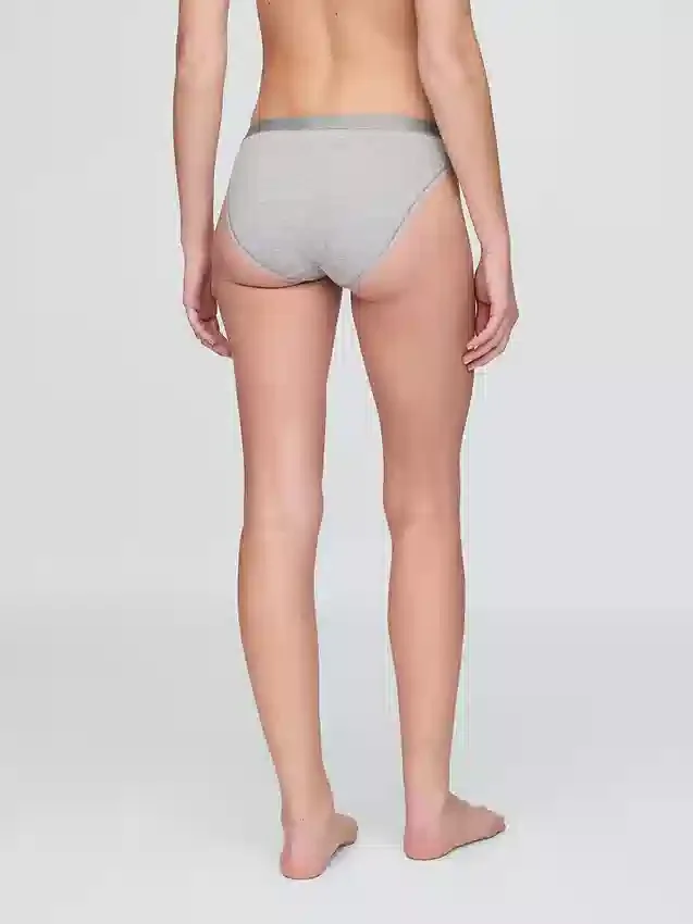 Bikiny z organické strečové bavlny s logem