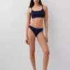 Bikiny z organické strečové bavlny s logem