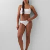 Bikiny z organické strečové bavlny s logem