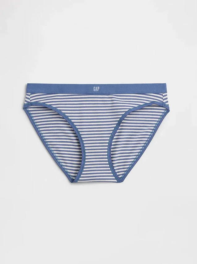 Bikiny z organické strečové bavlny s logem